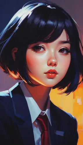 digital painting,study,mulan,blur office background,world digital painting,girl with speech bubble,hong,rosa ' amber cover,portrait background,painting work,白斩鸡,vector girl,illustrator,bob cut,unfinished,streaming,cosmetic brush,acrylic,persona,girl studying,Conceptual Art,Fantasy,Fantasy 19