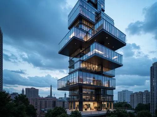 residential tower,kimmelman,cubic house,sky apartment,modern architecture,cantilevered,steel tower,penthouses,multistorey,morphosis,glass building,escala,urban towers,the energy tower,glass facade,renaissance tower,skyscraper,bjarke,lofts,cube house