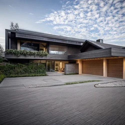 modern house,dunes house,residential house,luxury home,modern architecture,driveway,residential,timber house,large home,cube house,wooden house,luxury property,beautiful home,contemporary,mid century house,private house,luxury home interior,house shape,crib,folding roof,Architecture,Commercial Building,Masterpiece,Elemental Modernism