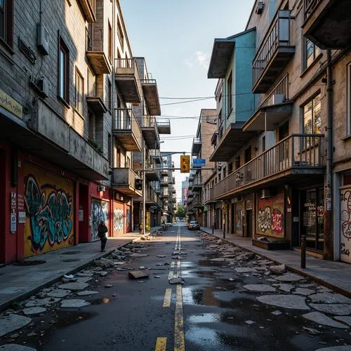 street canyon,kowloon city,sidestreets,callowhill,urban landscape,laneways,streetscape,laneway,tacheles,post apocalyptic,ektachrome,streetscapes,sidestreet,alleys,motomachi,koreatown,divisadero,post-apocalyptic landscape,chinatown,ghost town