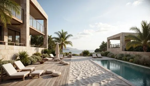 amanresorts,holiday villa,tropical house,beach house,luxury property,beachfront,dunes house,palmilla,oceanfront,mayakoba,paradisus,beachhouse,mustique,beach resort,pool house,3d rendering,travertine,penthouses,wooden decking,luxury home