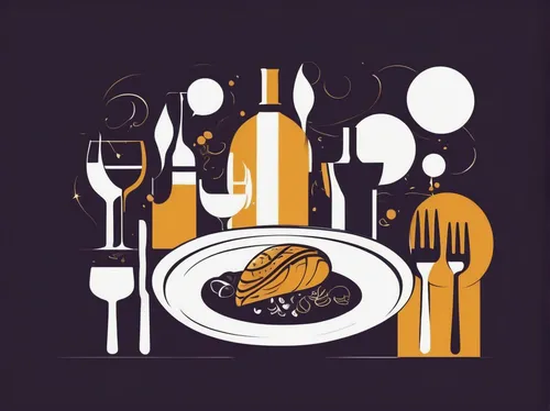 Explore the inner thoughts of an epicure as they savor a lavish gourmet dinner.,food icons,apple pie vector,food and wine,pie vector,food collage,fine dining restaurant,viennese cuisine,appetite,gastr