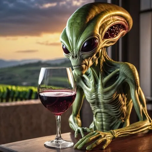 alien,extraterrestrial life,aliens,extraterrestrial,alien invasion,alien warrior,et,close encounters of the 3rd degree,alien planet,a glass of wine,brauseufo,wine,area 51,cgi,vinegret,alkolismus,reptilians,wine tavern,glass of wine,saucer,Photography,General,Realistic