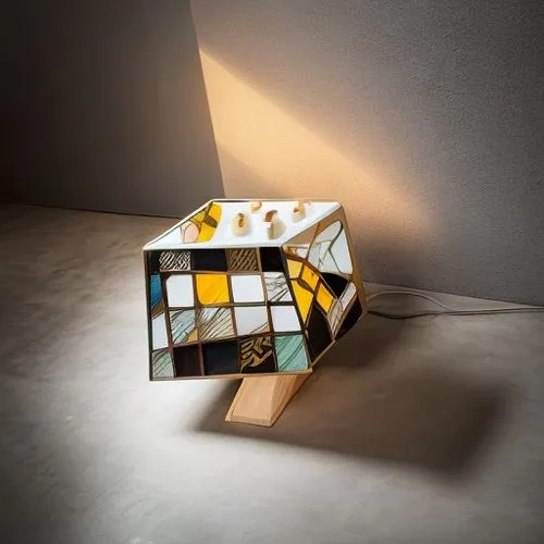 mosaic tealight,mosaic tea light,chess cube,wooden cubes,wall lamp,magic cube,table lamp,rubik's cube,wall light,cube surface,light box,rubiks cube,rubics cube,rubik cube,illuminated lantern,tealight,mechanical puzzle,tea light holder,cubic,mondrian,Product Design,Furniture Design,Modern,Playful Chic