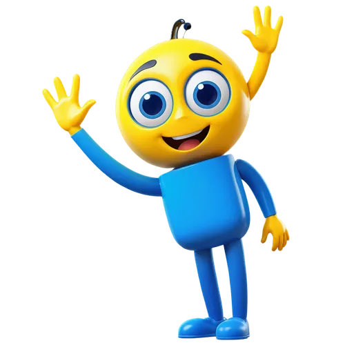 dancing dave minion,bohlander,bigweld,mpaulson,elec,minimo,renderman,sunndi,ralito,bluesier,neenan,bernd,garrison,lumo,puu,anco,luma,sid,yellow and blue,cute cartoon character,Conceptual Art,Sci-Fi,Sci-Fi 06