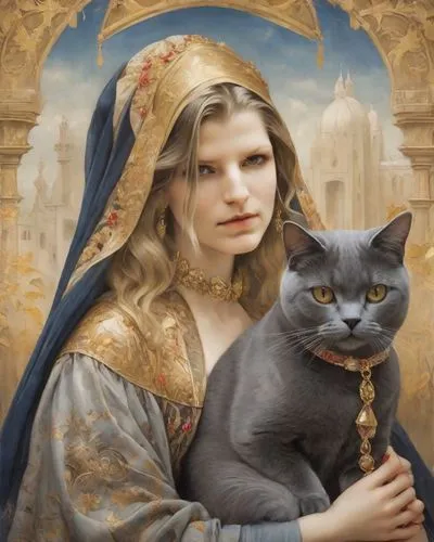 frigga,perugini,cat european,margairaz,seregil,felino,Digital Art,Watercolor