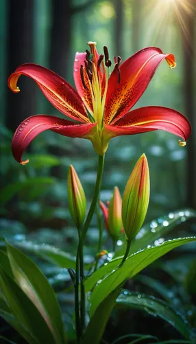 western red lily,flame lily,stargazer lily,lily flower,fire lily,day lily flower,day lily plants,brown-red daylily,flame flower,orange lily,red spider lily,blackberry lily,day lily,turk's cap lily,lilies,tiger lily,peruvian lily,tasmanian flax-lily,guernsey lily,day lilly,Art,Classical Oil Painting,Classical Oil Painting 08