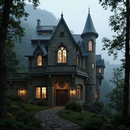 creepy house,witch's house,fairy tale castle,fairytale castle,witch house,dreamhouse,house in the forest,victorian house,ghost castle,house in the mountains,the haunted house,haunted castle,haunted house,house in mountains,old victorian,gothic style,beautiful home,forest house,black forest,fairy tale