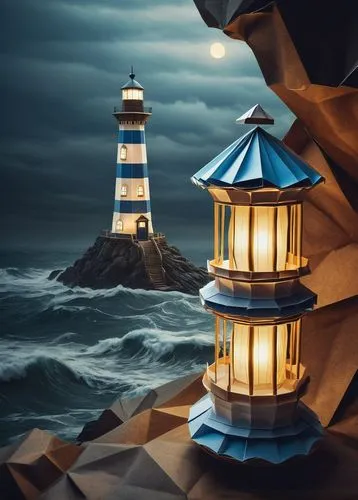 electric lighthouse,lighthouse,light house,petit minou lighthouse,red lighthouse,point lighthouse torch,illuminated lantern,light station,light cone,digital compositing,photo manipulation,lantern,photomanipulation,rubjerg knude lighthouse,photoshop manipulation,image manipulation,crisp point lighthouse,murano lighthouse,south stack,vintage lantern,Illustration,Realistic Fantasy,Realistic Fantasy 45