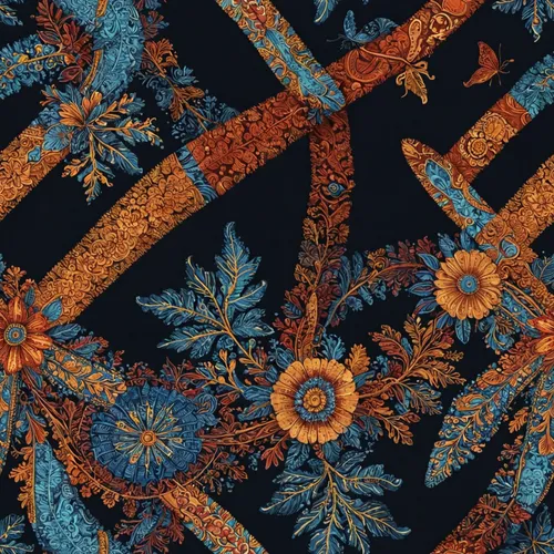 The intricate designs and colors of an artful batik design evoke a lifelike and mesmerizing presence, but at the center of it all, the intricate designs and chromatic colors merge together. Featuring 