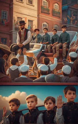 vintage children,seven citizens of the country,the victorian era,boy's hats,children of war,soviet union,mexican revolution,zeppelins,pictures of the children,painting technique,children's background,franz ferdinand,loss,ussr,reenactment,mariachi,cossacks,pinocchio,russo-european laika,picture puzzle,Photography,General,Fantasy