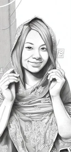 a femal,hijaber,hijab,islamic girl,muslim woman,pencil art,caricature,jilbab,pencil drawing,iranian,graphite,a girl's smile,girl drawing,pencil drawings,pencil and paper,burqa,muslima,abaya,girl in cl