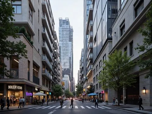 5th avenue,montparnasse,paulista,boulevards,costanera center,avenues,new york streets,avenue,transbay,urbaine,streetscape,gravier,jussieu,streetscapes,marunouchi,haussman,boulevard,streeterville,pedestrianized,metrotech