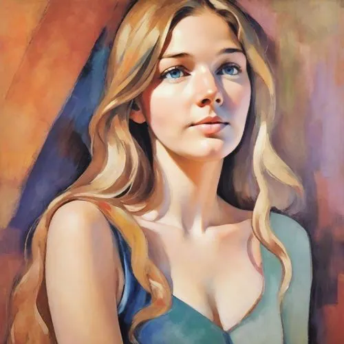 margairaz,margaery,girl portrait,young woman,galadriel,oil painting