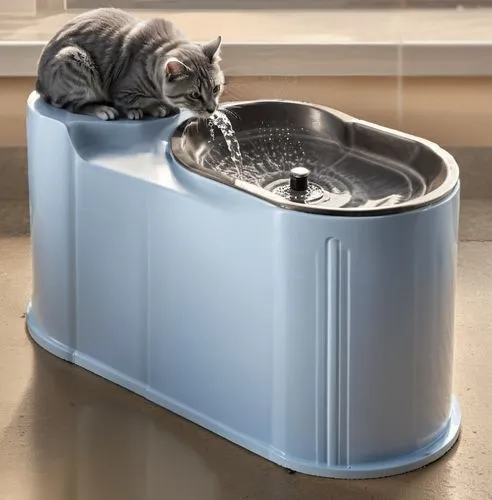 water dispenser,drinking fountain,cat drinking water,dishpan,sterilizer,water trough,Photography,General,Realistic