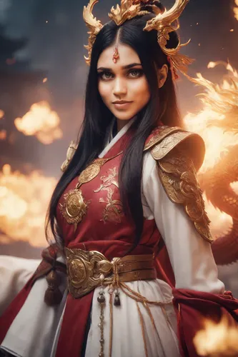 mulan,yi sun sin,wuchang,flame spirit,athena,dragon li,female warrior,artemisia,oriental princess,goki,shuanghuan noble,elza,hwachae,xiaochi,kitsune,ashitaba,xizhi,goddess of justice,asian costume,priestess