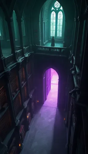 hall of the fallen,haunted cathedral,creepy doorway,theed,dungeon,vaults