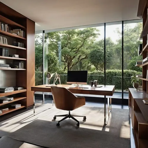 modern office,minotti,study room,bookshelves,bookcase,bookcases,Photography,General,Realistic