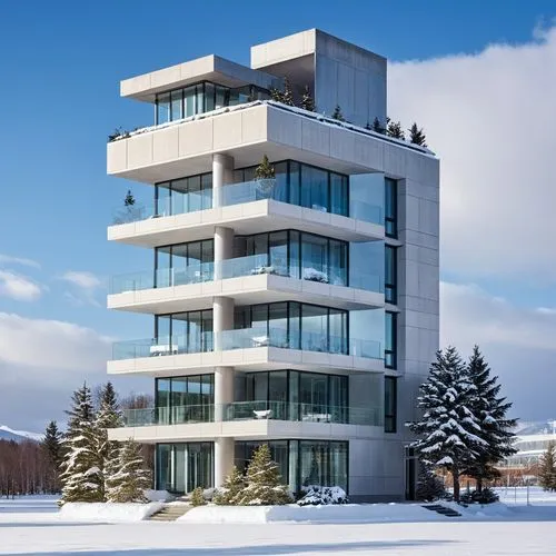 residential tower,residential building,appartment building,multistorey,renaissance tower,penthouses,kopaonik,escala,macewan,modern building,modern architecture,apartment building,eifs,ubc,snow house,o