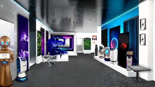 brainlab,art gallery,showroom,blue room,dreamfall,hallway