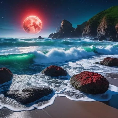 moonrise,moonlit night,moon and star background,moonscape,moon photography,lunar landscape,Photography,General,Realistic