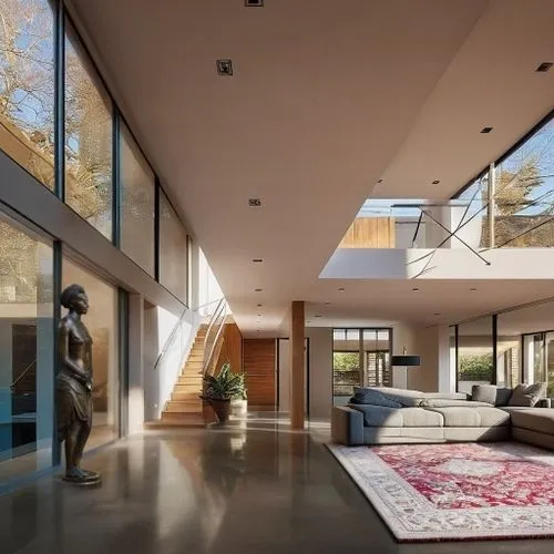 modern house,interior modern design,mid century house,luxury home interior,modern living room,contemporary decor,modern architecture,mid century modern,beautiful home,concrete ceiling,contemporary,daylighting,glass roof,home interior,modern decor,modern style,loft,dunes house,hardwood floors,glass wall