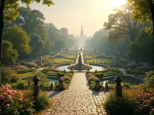 sanssouci,versailles,palace garden,peterhof,gardens,english garden,sceaux,parterre,peterhof palace,garden of the fountain,jardiniere,schlossgarten,kadriorg,pemberley,jardins,rosarium,secret garden of venus,stadtpark,towards the garden,netherlands,Photography,General,Realistic