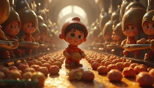 pinocchio,arrietty,marzipan figures,little people,gnomes,despereaux