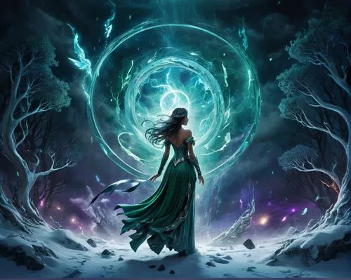 fantasy picture,icewind,blue enchantress,sorcerous,sorceress,igelstrom,spellcasting,the enchantress,fantasy art,sorceresses,the snow queen,thingol,silmarils,druidic,kahlan,innervate,druidry,patronus,divination,magickal,Conceptual Art,Fantasy,Fantasy 34