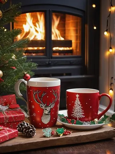 santa mug,christmas fireplace,christmas motif,christmas wallpaper,hot beverages,watercolor christmas background,christmas items,christmas snowy background,christmas background,christmasbackground,hot buttered rum,hot drinks,hot cocoa,christmas landscape,christmas scene,christmas banner,christmas pattern,yule log,christmas tins,christmas vintage,Illustration,Black and White,Black and White 20
