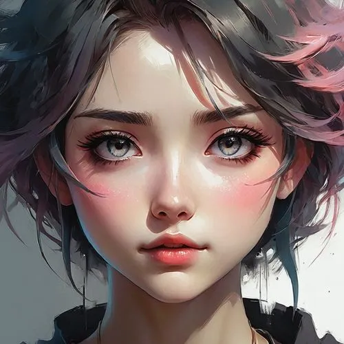 peony,digital painting,overpainting,kommuna,maeve,girl portrait,krita,haru,pink peony,study,peony pink,fantasy portrait,illustrator,alita,peonies,world digital painting,pupil,bns,artist color,suga,Conceptual Art,Fantasy,Fantasy 12