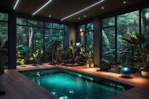 1000+ ideas about Dream Home Gym on Pinterest Home Gyms, Fitness ... - ^,landscape design sydney,landscape designers sydney,tropical jungle,garden design sydney,luxury bathroom,tropical house,pool hou