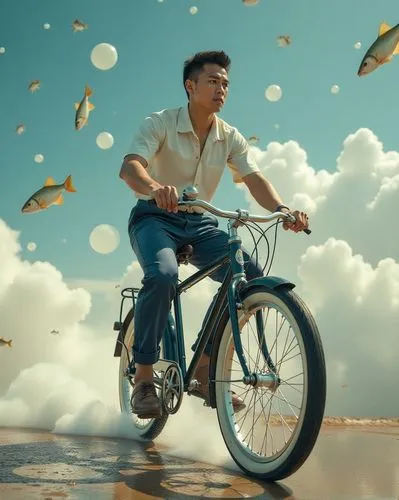 bicycle,dulhania,frankmusik,efron,shanmuganathan,khiladi,Illustration,Retro,Retro 24