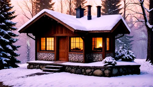 winter house,cottage,small cabin,country cottage,miniature house,chalet,wooden house,log cabin,house in the forest,summer cottage,snow house,the cabin in the mountains,holiday home,winterplace,snowhotel,little house,snow roof,small house,dacha,summerhouse,Illustration,Japanese style,Japanese Style 05