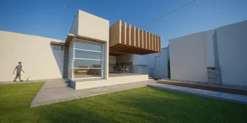 cubic house,vivienda,modern house,cube house,residential house,frame house,Photography,General,Realistic