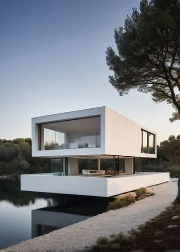 modern house,dunes house,modern architecture,house by the water,house with lake,cube house,Photography,General,Natural