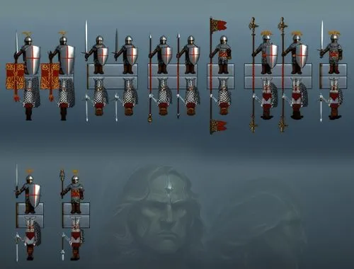 spearmen,varangians,bollandists,polearms,sarmatians,bannermen,praetorians,javanrud,guardsmen,sirenians,mod ornaments,legionis,halberds,crossbowmen,sassanians,longbowmen,svarog,legionary,legio,ashigaru,Conceptual Art,Fantasy,Fantasy 01