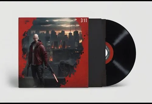 the poster for netflix's hitman is shown,ventress,digipak,starkiller,digipack,discs vinyl,preordered