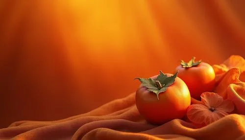 Vibrant persimmon color, bold statement, bright autumn hue, warm golden tones, dynamic gradient effect, modern abstract background, low-angle shot, cinematic composition, high-contrast lighting, shall