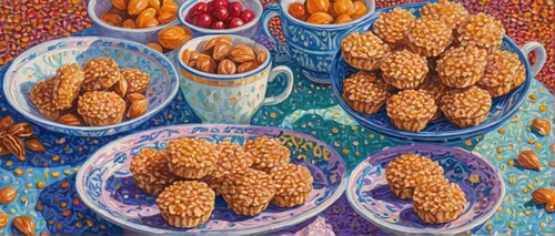 brigadeiros,chestnut fruits,persian norooz,rudraksha,dry fruit,almond nuts,diwali sweets,oil painting on canvas,hazelnuts,pine nuts,oil on canvas,khokhloma painting,nuts & seeds,argan trees,pulasan,acorns,walnuts,fruits,roasted almonds,iranian nowruz,Conceptual Art,Daily,Daily 31