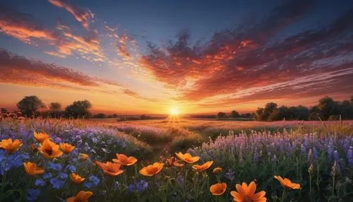 flower in sunset,flower field,meadow landscape,splendor of flowers,flower meadow,field of flowers,flowers field,blooming field,blanket of flowers,flowering meadow,meadow flowers,summer meadow,wildflower meadow,flower background,sea of flowers,wildflowers,meadow,spring meadow,cosmos field,tulip field,Conceptual Art,Daily,Daily 24