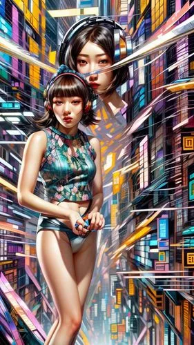 tsuneo,cyberpunk,cyberworld,animatrix,neuromancer,cyberpunks,bladerunner,cybercity,cyberangels,cyberspace,imaginasian,asian vision,cybersurfers,world digital painting,alita,digitalism,transhumanists,cyberscene,nikkatsu,chiyonofuji