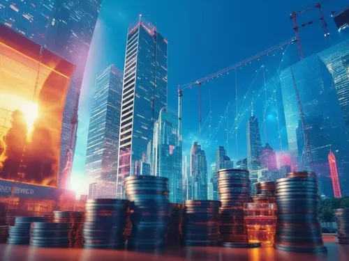 blur office background,financial world,business district,cybercity,megacorporation,skyscrapers,Photography,General,Realistic