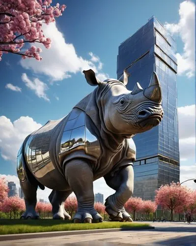 rhino,investec,rhinoceros,bullrun,rhinoceroses,rhinos,black rhino,hachiko,bizinsider,the french bulldog,bull,babirusa,dymaxion,botero,uintatherium,buffalo,tanox,bankshares,rhino at zoo,rhino walking toward camera,Unique,3D,Modern Sculpture