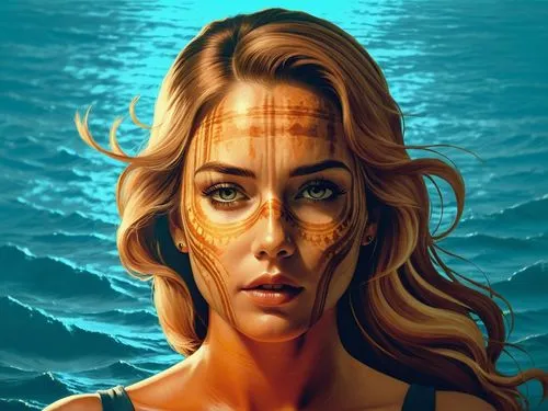 amphitrite,nereid,siren,jasinski,welin,swimfan,Illustration,Realistic Fantasy,Realistic Fantasy 25