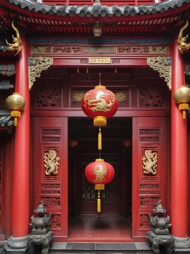 buddha tooth relic temple,victory gate,sanshui,shuozhou,entranceway,chaozhou,hall of supreme harmony,tujia,chengdu,buddhist temple,pingyao,dojo,qibao,jiaojiao,fengshui,asian architecture,tori gate,jingguang,main door,pengshui,Illustration,Realistic Fantasy,Realistic Fantasy 19