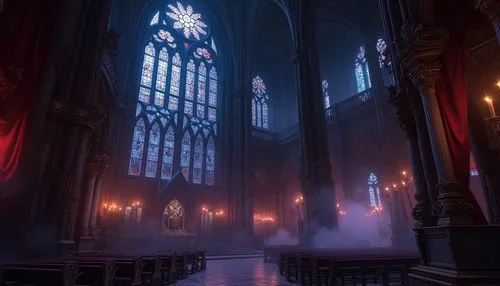 haunted cathedral,gothic church,cathedral,sanctuary,cathedrals,notre dame,neogothic,liturgy,notredame,evensong,transept,hall of the fallen,sanctum,the cathedral,tenebrae,ecclesiatical,nidaros cathedral,duomo,notredame de paris,castlevania,Photography,General,Realistic