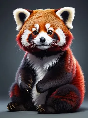 red panda,mozilla,raccoon,mustelid,firefox,panda,rocket raccoon,madagascar,cute fox,the fur red,anthropomorphized animals,chinese panda,kawaii panda,fox,lun,north american raccoon,cute animal,knuffig,adorable fox,child fox,Conceptual Art,Daily,Daily 23