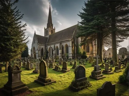 gothic church,all saints,old graveyard,burial ground,resting place,haunted cathedral,the black church,gothic architecture,graveyard,life after death,black church,fredric church,north churches,st mary's,grave stones,all saints' day,blood church,sepulchre,st mary's church,church faith,Photography,General,Fantasy