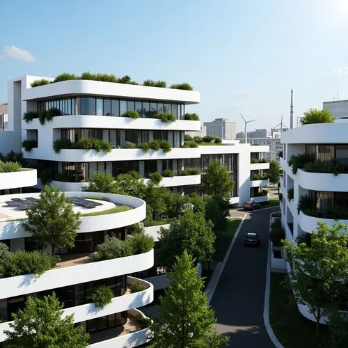 europan,nanterre,3d rendering,scampia,apartment blocks,plattenbau,residencial,apartment buildings,microdistrict,interlace,mipim,render,maisonettes,townhouses,apartments,urban design,redevelop,terraces,zorlu,white buildings